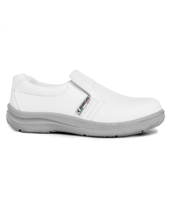 Chaussures de sécurité basses blanche restauration cuisine- Parade Diane -  Norme S2 - Femme