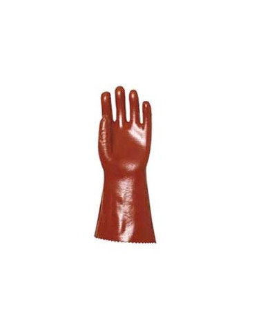 Gant PVC rouge longueur 36 cm - COVERGUARD