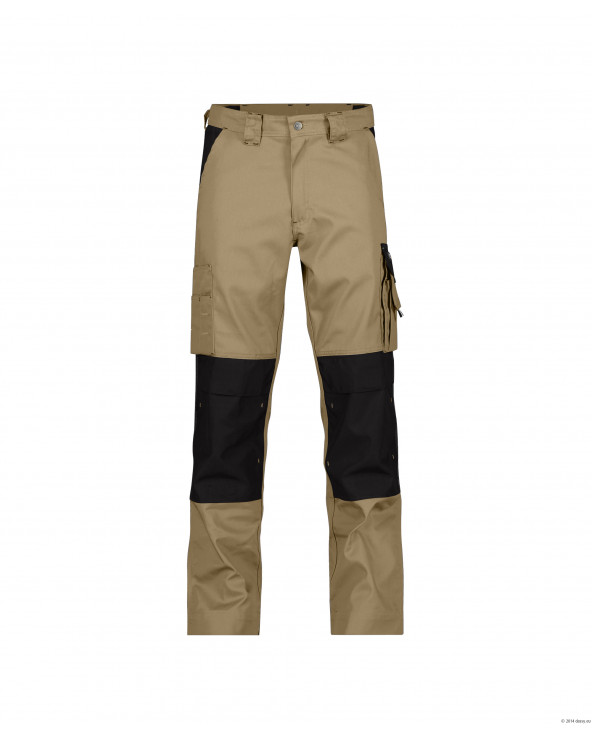 Pantalon DE TRAVAIL BOSTON BICOLORE PC 245g BEIGE/NOIR