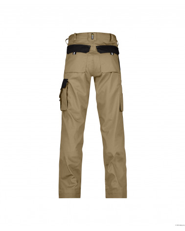 Pantalon DE TRAVAIL BOSTON BICOLORE PC 245g BEIGE/NOIR Dassy