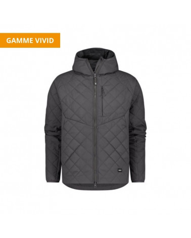 VESTE ISOLANTE TAMA A CAPUCHE 100% POLYESTER RECYCLE 90GR